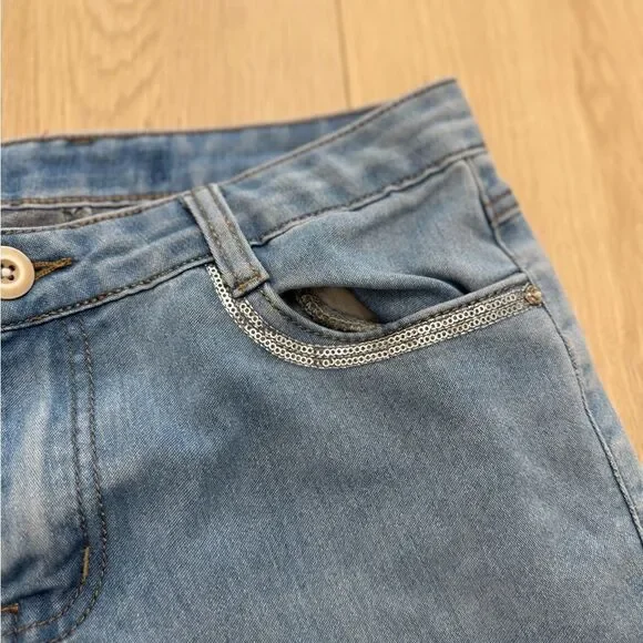 Ferrari small women’s jeans blue pants - Picture 3 of 7